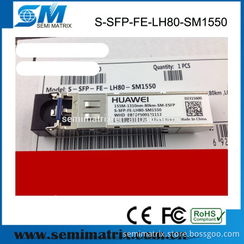 Huawei SFP optical module FE 100M 155M 1550nm 80km SMF S-SFP-FE-LH80-SM1550